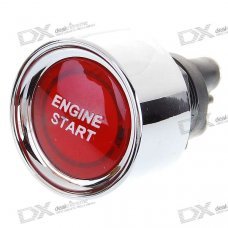 Red Light Push Start Ignition Switch for Racing Sport (DC 12V) Red Light Push Start Ignition Switch for Racing Sport (DC 12V)