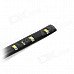 1.5W 70lm 6000K 15-1210 SMD LED White Light Car Decoration Lamp Strip - Black (4 PCS) 1.5W 70lm 6000K 15-1210 SMD LED White Light Car Decoration Lamp Strip - Black (4 PCS)