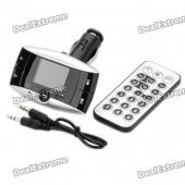 1.4" LCD A2DP Bluetooth MP3 Player FM Transmitter with Caller ID Handsfree (SD/MMC/USB/2.5mm)