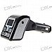 1.0" LCD A2DP Bluetooth MP3 Player FM Transmitter with Caller ID Handsfree (SD/MMC/USB/2.5mm) 1.0" LCD A2DP Bluetooth MP3 Player FM Transmitter with Caller ID Handsfree (SD/MMC/USB/2.5mm)