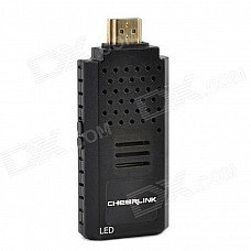 CHEERLINK HDMI Wireless Media Share Device / Video Wireless Receiver - Black + Blue CHEERLINK HDMI Wireless Media Share Device / Video Wireless Receiver - Black + Blue