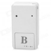 Cx-01 Mini Handheld Vibrating MMS SIRF3 GPRS / GSM Position Tracker / Alarm w/ Micro USB - White