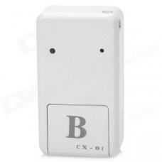Cx-01 Mini Handheld Vibrating MMS SIRF3 GPRS / GSM Position Tracker / Alarm w/ Micro USB - White Cx-01 Mini Handheld Vibrating MMS SIRF3 GPRS / GSM Position Tracker / Alarm w/ Micro USB - White