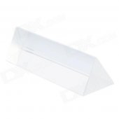 10cm-Length Optical Glass Beam Splitting Prism - White