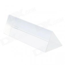 10cm-Length Optical Glass Beam Splitting Prism - White