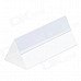 10cm-Length Optical Glass Beam Splitting Prism - White