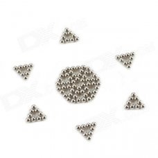 CZ-216 4mm Neodymium Iron DIY Puzzle Set - Silver (216 Piece)