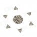 CZ-216 4mm Neodymium Iron DIY Puzzle Set - Silver (216 Piece)