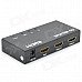 1080P 1-In 2-Out HDMI V1.3 Splitter w/ Power Adapter - Black + White 1080P 1-In 2-Out HDMI V1.3 Splitter w/ Power Adapter - Black + White