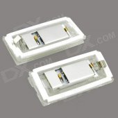 126lm 6500k White Light License Plate Lamp / Daytime Running Lamp for BMW E46 4D (98-03) (2 PCS)