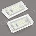 126lm 6500k White Light License Plate Lamp / Daytime Running Lamp for BMW E46 4D (98-03) (2 PCS) 126lm 6500k White Light License Plate Lamp / Daytime Running Lamp for BMW E46 4D (98-03) (2 PCS)