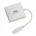 UNITEK Y-9313 USB 3.0 Multi-in-1 5Gbps CF / TF / SDHC / SDXC Card Reader - Silver UNITEK Y-9313 USB 3.0 Multi-in-1 5Gbps CF / TF / SDHC / SDXC Card Reader - Silver