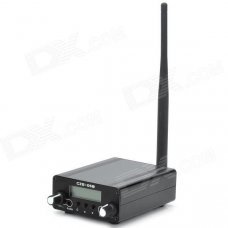 CZE-05B 0.5W 1.7" LCD Stereo Audio FM Radio Transmitter - Black + White CZE-05B 0.5W 1.7" LCD Stereo Audio FM Radio Transmitter - Black + White