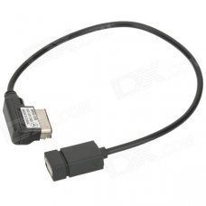 ESER--006 AMI Male to USB Female Audio Cable - Black (37cm) ESER--006 AMI Male to USB Female Audio Cable - Black (37cm)
