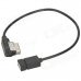 ESER--006 AMI Male to USB Female Audio Cable - Black (37cm) ESER--006 AMI Male to USB Female Audio Cable - Black (37cm)