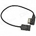 ESER--006 AMI Male to USB Female Audio Cable - Black (37cm) ESER--006 AMI Male to USB Female Audio Cable - Black (37cm)