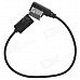 ESER--006 AMI Male to USB Female Audio Cable - Black (37cm) ESER--006 AMI Male to USB Female Audio Cable - Black (37cm)