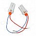 Universal T15 / T20 / T25 / 1156 15W 2000lm 6000K White Light HID Xenon Lamp Backup Light - (2 PCS) Universal T15 / T20 / T25 / 1156 15W 2000lm 6000K White Light HID Xenon Lamp Backup Light - (2 PCS)
