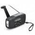 HY HY-088 Solar Powered / Hand Crank AM / FM Radio / LED Flashlight - Black HY HY-088 Solar Powered / Hand Crank AM / FM Radio / LED Flashlight - Black