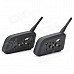 Waterproof Bluetooth 1-to-5 Walkie Talkie Motorcycle Helmet Speaker and Microphone System (Pair) Waterproof Bluetooth 1-to-5 Walkie Talkie Motorcycle Helmet Speaker and Microphone System (Pair)