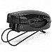 Compact Multicunctional 3-in-1 Card + Ticket + Glasses Holder Clip for Car - Black Compact Multicunctional 3-in-1 Card + Ticket + Glasses Holder Clip for Car - Black