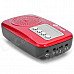 F18 Portable Media Player 2-Channel Speaker w/ TF / SD / FM / AUX / Antenna - Red + Black + Silver F18 Portable Media Player 2-Channel Speaker w/ TF / SD / FM / AUX / Antenna - Red + Black + Silver