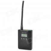 CZH-T200 1.1" LCD Wireless Car FM MP3 Audio Transmitter Kit w/ Antenna - Black