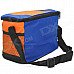Car Mini Nonwoven Fabric + PVC Warm Keeping / Freezing Hanging Storage Bag - Black + Blue + Orange Car Mini Nonwoven Fabric + PVC Warm Keeping / Freezing Hanging Storage Bag - Black + Blue + Orange