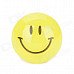 KAMEI KM-803-8 Round Shape Smile Face Refrigerator White Board Magnet - Yellow + Black (8 PCS)