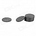 19 x 1.2mm Round Ferrite Magnet - Black (10 PCS)