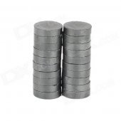 7.5 x 1.9mm Round Ferrite Magnet - Black (20 PCS)