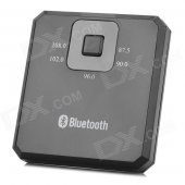 Bluetooth V2.0 Wireless Music Receiver / FM Radio Transmitter - Black