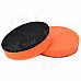 5" Self Adhesive Wax Polishing Sponge Pad - Orange + Black (2 PCS)