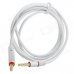 Universal 3.5mm Jack Male to Male Shielded Audio Cable - White + Red (120cm) Universal 3.5mm Jack Male to Male Shielded Audio Cable - White + Red (120cm)