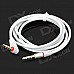 Universal 3.5mm Jack Male to Male Shielded Audio Cable - White + Red (120cm) Universal 3.5mm Jack Male to Male Shielded Audio Cable - White + Red (120cm)