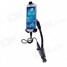 THFC007 Multifunctional Push Car Holder Bracket + Single-USB Car Charger for Smartphone - Black THFC007 Multifunctional Push Car Holder Bracket + Single-USB Car Charger for Smartphone - Black