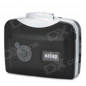 Ezcap230 Convenient Cassette Tape to MP3 USB Flash-drive Hot Swapping Converter - Black