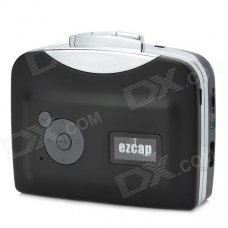 Ezcap230 Convenient Cassette Tape to MP3 USB Flash-drive Hot Swapping Converter - Black Ezcap230 Convenient Cassette Tape to MP3 USB Flash-drive Hot Swapping Converter - Black