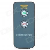 008 0024 ABS Mini 38K 2-key IR Remote Control - Black