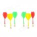 Plastic Powerful Magnetic Darts - Red + Yellow + Green (6 PCS)