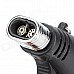 Windproof 1300'C Dual Flame Lockable Butane Jet Lighter Torch w/ Base Holder - Grey + Black