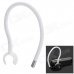 Sports Flexible Ear Hook - White + Silver