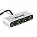 1-TO-4 Car Cigarette Lighter Splitter with Individual Switch