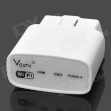 Vgate Car Vehicle Wi-Fi iCar OBD-II Code Diagnostic Tool / Clearer - White Vgate Car Vehicle Wi-Fi iCar OBD-II Code Diagnostic Tool / Clearer - White