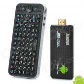Jesurun MK809III Quad-Core Android 4.2 Mini PC+ Russian Fly mouse - Black