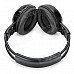Vehicle-mounted Foldable Infrared Wireless Headset - Black + Silver Vehicle-mounted Foldable Infrared Wireless Headset - Black + Silver