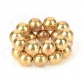 5mm Buckyballs NdFeB Magnetic Magic Beads - Golden (20 PCS)