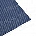 Car Decorative 3D Carbon Fiber PVC Sticker - Steel Blue (30 x 127cm) Car Decorative 3D Carbon Fiber PVC Sticker - Steel Blue (30 x 127cm)