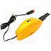 Portable Handheld Vacuum Cleaner for Car - Yellow Portable Handheld Vacuum Cleaner for Car - Yellow