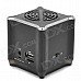 XS018 Portable MP3 Speaker w/ FM Radio / TF - Black + Silver